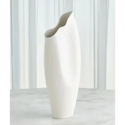 Trumpet Vase White