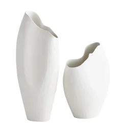 Trumpet Vase White