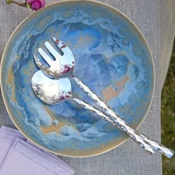 Truro Platinum Salad Server Set