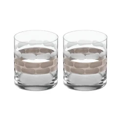 Truro Double Old Fashioned Platinum Set of 2