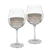Truro Red Wine Platinum Set of 2