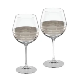 Truro Red Wine Platinum Set of 2