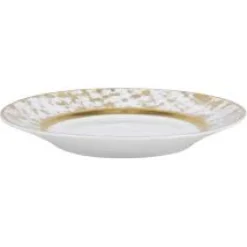 Tweed White & Gold Dinnerware