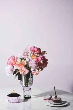 Utah Vase - Clear & Rose
