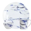 Venice Fog Marble Dinnerware Azure