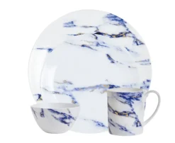 Venice Fog Marble Dinnerware Azure