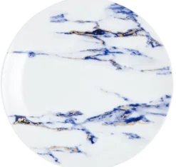 Venice Fog Marble Dinnerware Azure