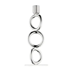 Vertigo Silver Plated Candlestick