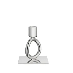 Vertigo Silver Plated Candlestick