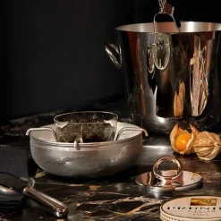 Vertigo Silver Plated Caviar Set