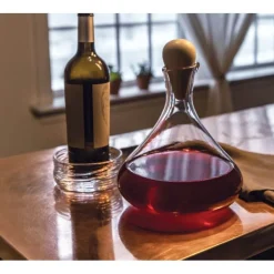 Vintner Wine Decanter With Marble Stopper