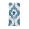 Watercolor Ikat Napkin Blue Set of 4