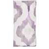 Watercolor Ikat Napkin Lilac & Grey Set of 4