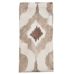 Watercolor Ikat Napkin Taupe Set of 4