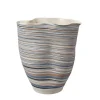 Waver Blue & Beige Vase