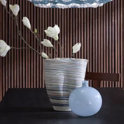 Waver Blue & Beige Vase
