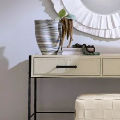 Waver Blue & Beige Vase