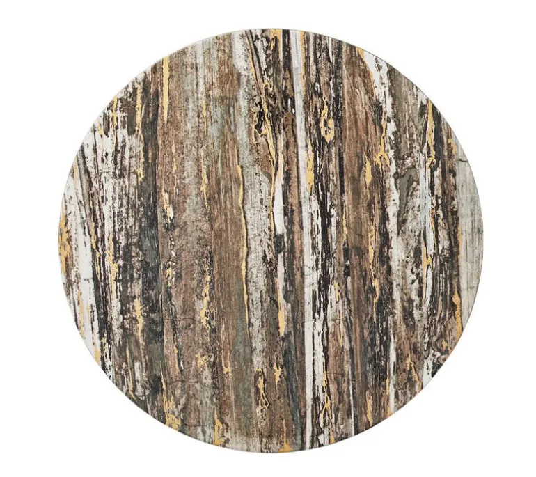 Weathered Pine Placemat Ivory and Natural Set of 4