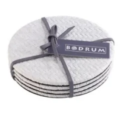 Wicker Easy Care Coaster Set