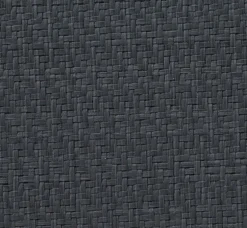 Wicker Round Placemat Black Set of 4