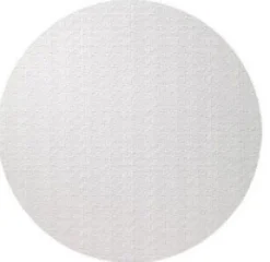 Wicker Round Placemat Set of 4 - White