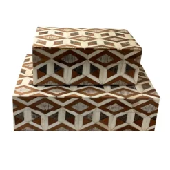 Wood Inlay Etched Box