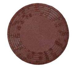 Wood Matrix Placemat Brown Set of 4