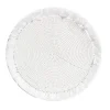Woven Fringe Placemat Set of 4 - White