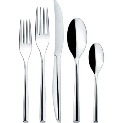 Zeta Stainless Steel Flatware 5 Piece Setting